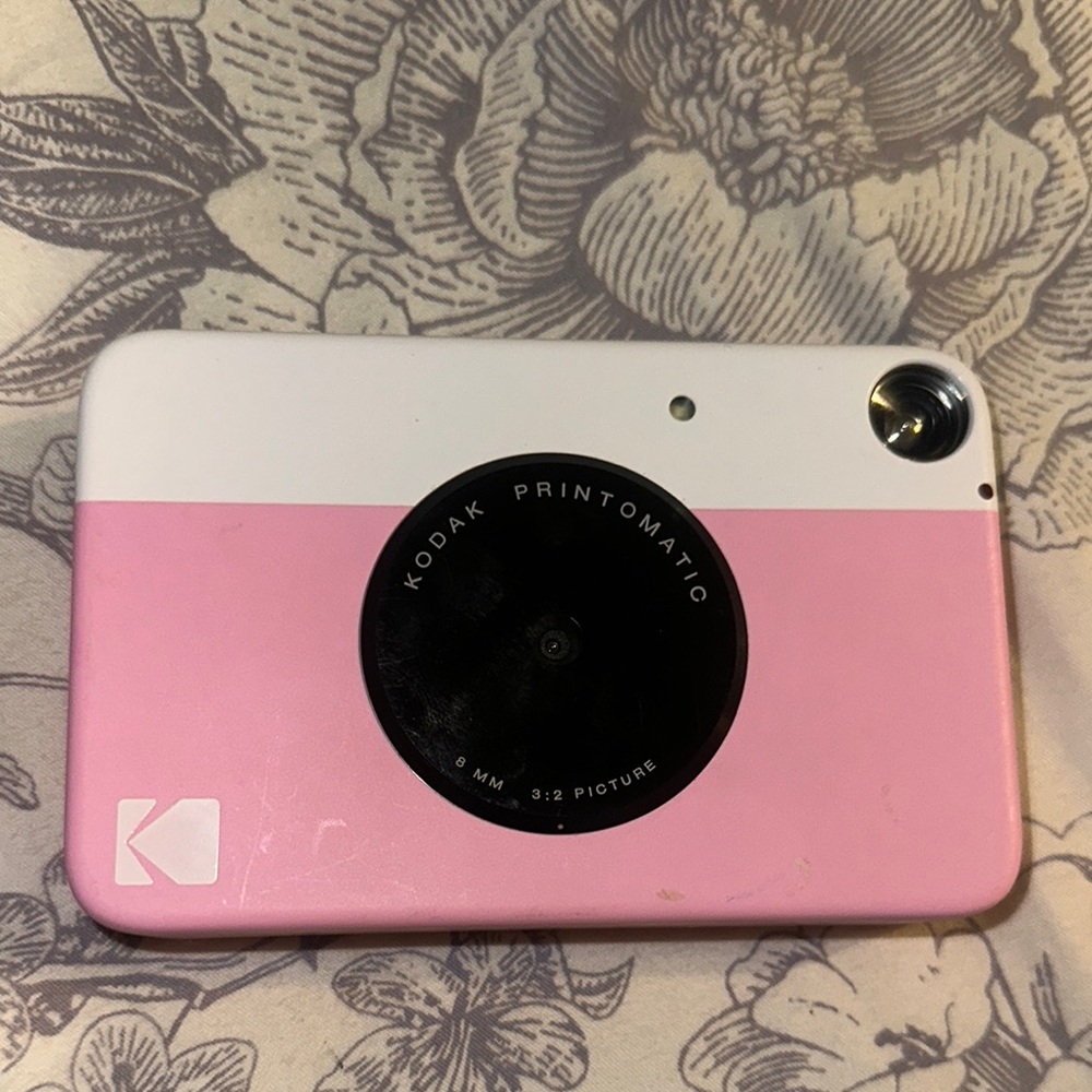 Kodak Pink and White Camera
